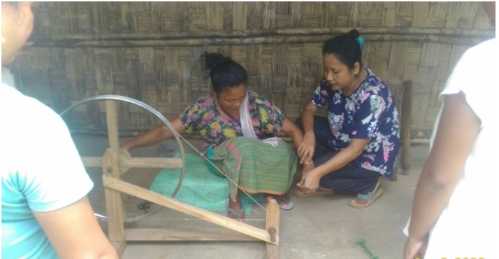 Training Programme on weaving for women group